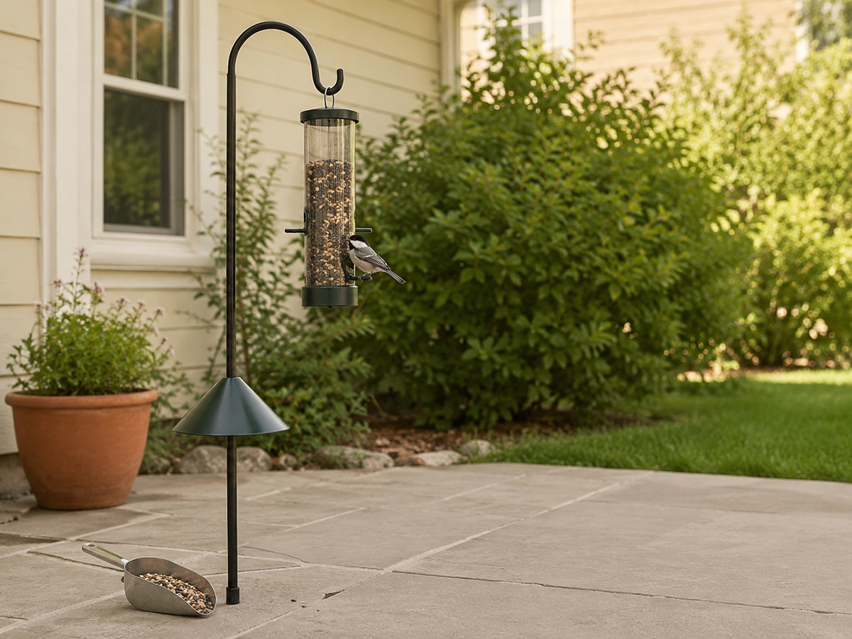 Beginner backyard bird feeder setup